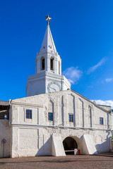 Fototapeta premium Spasskaya Tower of the Kazan Kremlin Tatarstan Russia