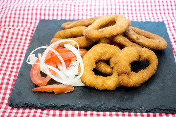 Fast food Homemade Crunchy Fried onion rings