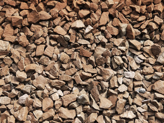 Detail of some small stones and pebbles