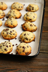 Cookies with chocolate chips