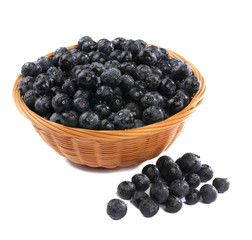 Mirtilli nel cestino