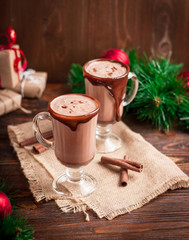  Christmas hot chocolate with spices