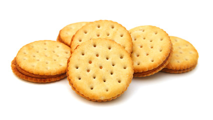 Stack of peanut butter cookies