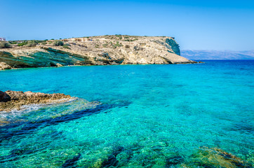 Emerald beaches of Naxos, Greece - obrazy, fototapety, plakaty