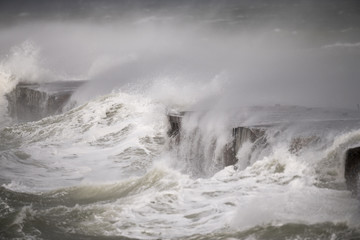 Sturmflut an der Nordsee