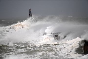 Sturmflutartige Überschwemmungen und wasserbewegungen an der nordsee