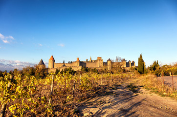 Cité de Carcassonne , Languedoc-Roussillon, Aude, Occitanie, France
