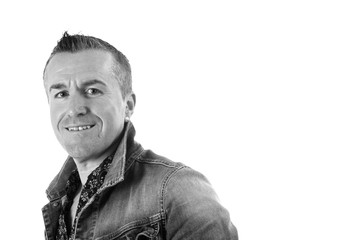 portrait of a man dressed in denim