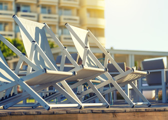 number of sun loungers at beach hotel & resort