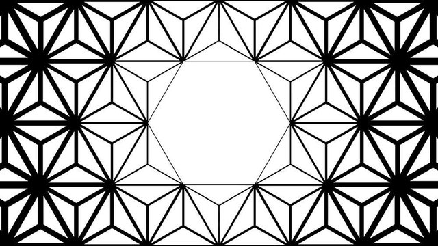 Beautiful Triangle Pattern Animation, Perfect for transitions between 2 videos. Seamless Looping. (1 of 5)