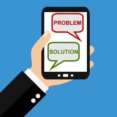 Problem und Solution auf dem Smartphone