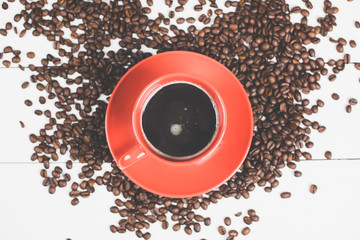 Obrazy na Szkle  Filiżanka kawy 
