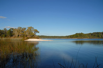 Lake McKenzie on Fraser Island, Australia