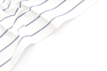 Fototapeta na wymiar kitchen cloth (napkin) on white background