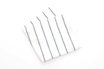 kitchen cloth (napkin) on white background