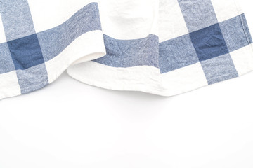 kitchen cloth (napkin) on white background