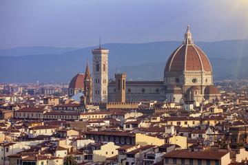 Fototapeta premium view of Florence