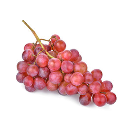 Grapes isolated on white background.