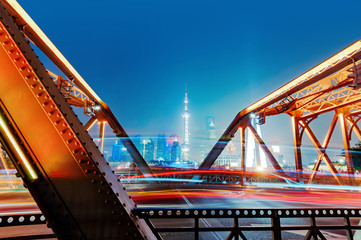 Fototapeta na wymiar Shanghai bund night