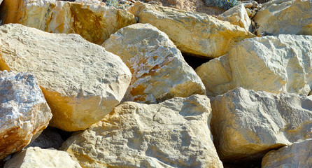 Background of big stones.