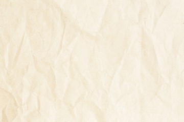 Crumpled old brown paper texture