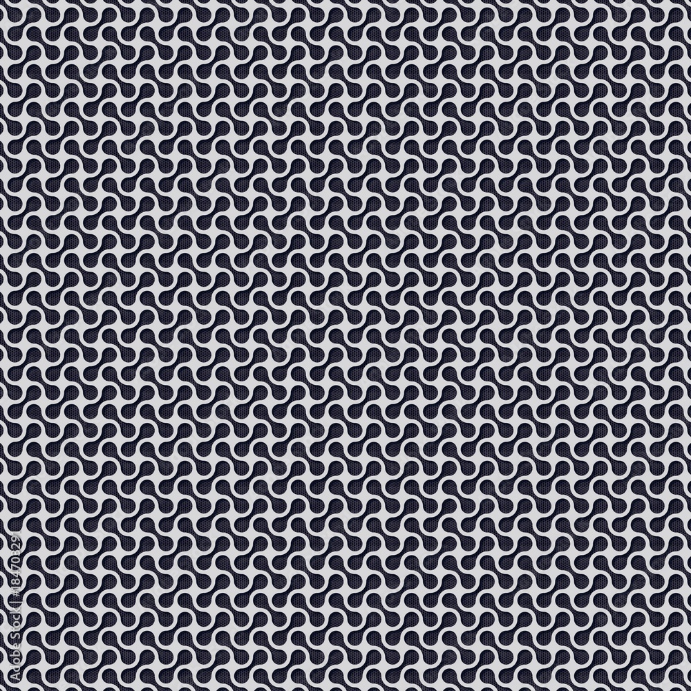 Aufkleber White abstract surface pattern. 3d rendering