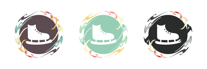 Saturn Buttons - Schlittschuh - Wintersport