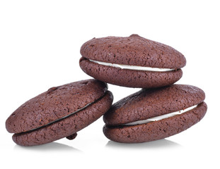 Chocolate isolated white background