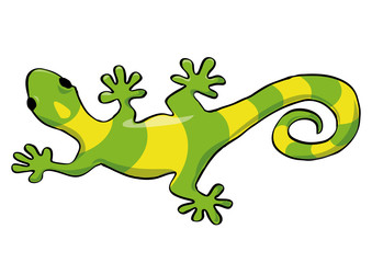 Lizard Gecko. Vector illustration