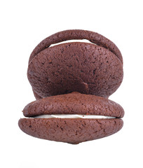 Chocolate isolated white background