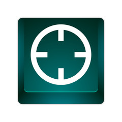 grüne 3D Taste - Zielscheibe