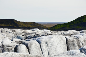Il mare dal ghiacciaio del Vatnajokull