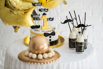 Candy bar at a kid's birthday party