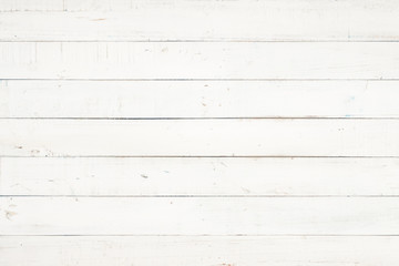 white natural wood wall texture and background, Empty surface white wooden for design, Top view white table and copy space - 184714006