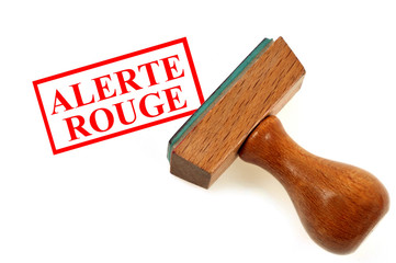 Tampon alerte rouge