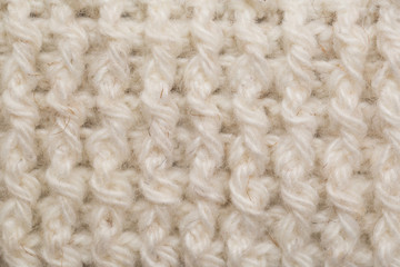 knitted fabric background texture white