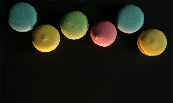 colorful macaroons