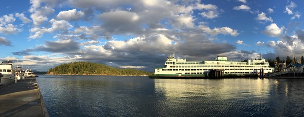 Ferry landing in Friday Harbor