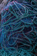 Fishing nets at the port