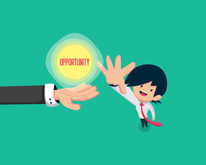 Salary Man 01 Opportunity. When you have a Opportunity, grab it.