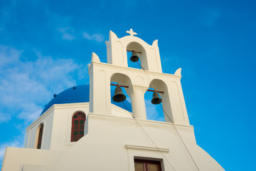 Church on Santorini Island in Greece