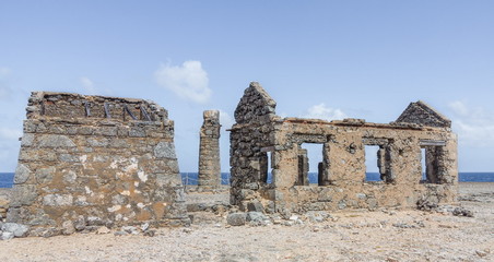 Abandoned lighthouse at Malmok, Bonaire (netherlands antilles)