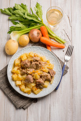 veal stew with potatoes