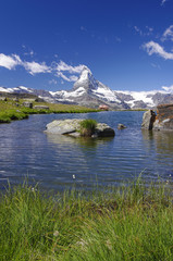 Fototapeta premium ZERMATT-MATTERHORN - Stellisee