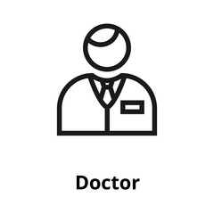 Doctor line icon