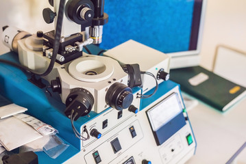 ion etching system for solid samples preparation for electron microscope investigation