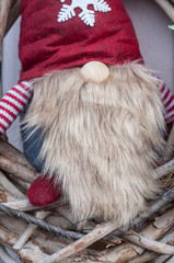 lutin de noël en décoration