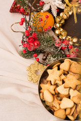  New Year and Christmas decorations for the Christmas tree, holidays and religion