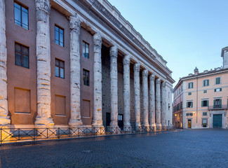 Fototapeta na wymiar Rome. Square of Pietra.