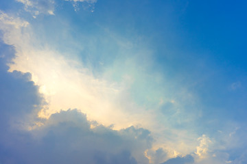 Obraz premium blue sky with cloud